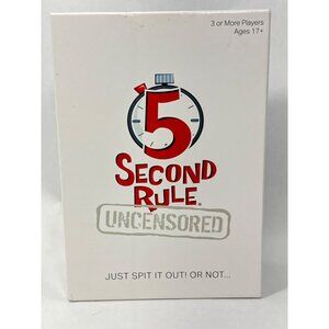 5 Second Rule Uncensored Adult Party Game